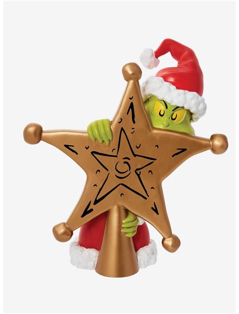 Large Grinch Decor for Tree,Grinch Christmas Tree Topper. . Grinch star tree topper